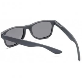 Rimless Polarized Sunglasses Protection Outdoor Classic - 2pack- Black Lens Black Frame/Grey Lens Black Frame - CR18HXC7OAL $...