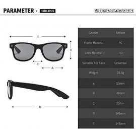 Rimless Polarized Sunglasses Protection Outdoor Classic - 2pack- Black Lens Black Frame/Grey Lens Black Frame - CR18HXC7OAL $...