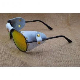 Shield Polarized Sports Sunglasses Baseball Hiking Mountaineering Fishing - Dark Grey-01 - CB18QI2W36E $37.22
