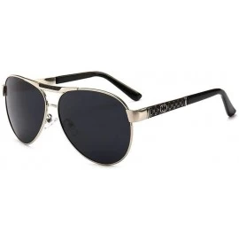 Sport Men's Retro Sunglasses- Polarized Sunglasses- Full Frame Driving C7 - C7 - CK197NO9SG2 $63.99