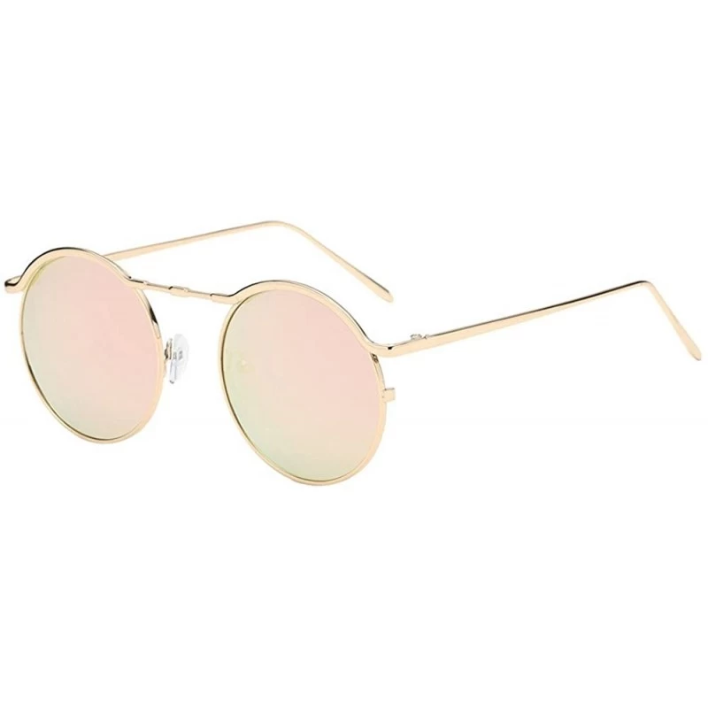 Rimless Sunglasses Vintage Oversized Glasses Eyewear - B - C018QR6SUHZ $15.19