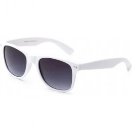 Wayfarer 80's Classic Blue Brothers Horn Rimmed Style Retro Colors Packs Vintage Retro Sunglasses (10 PACK) - C918RYNIT0R $41.51
