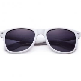 Wayfarer 80's Classic Blue Brothers Horn Rimmed Style Retro Colors Packs Vintage Retro Sunglasses (10 PACK) - C918RYNIT0R $41.51