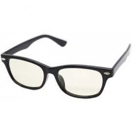 Round Japan Quality Sunglasses Unisex Triple UV protection Japan Standard Lens - Black/Light Brown Type N - CJ184UW42GA $37.87