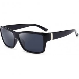 Aviator Unisex Polarized Driving Sunglasses Classic Fashion All-match Glasses - Black - CE180QNWMKD $11.76