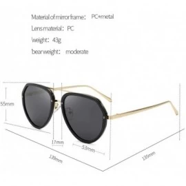 Rectangular Fashion Sun- Men's and Women's Anti-Glare - Polarized Sun- Rectangular Metal Full-Frame C5 - C5 - CZ196AD9H4Z $30.20