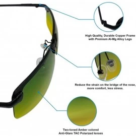 Rimless UV400 TAC Polarized Trendy Sunglasses - CH18HR02CLU $12.66