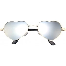 Oversized Sunglasses for Women Heart Sunglasses Vintage Sunglasses Retro Oversized Glasses Eyewear Sunglasses Metal - A - CX1...