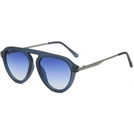 Rimless Women's New Fashion Big Width Frame Sunglasses Integrated UV Vintage Glasses - C - CI18SNZQTCU $17.10