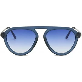 Rimless Women's New Fashion Big Width Frame Sunglasses Integrated UV Vintage Glasses - C - CI18SNZQTCU $11.72