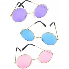 Round JOHN LENNON COLORED SUNGLASSES (Multi- 3 pack) - CG1832OX0LU $8.46