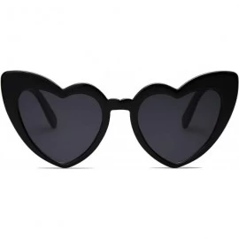 Rimless Heart Shaped Sunglasses Clout Goggle Vintage Cat Eye Mod Style Retro Glasses Kurt Cobain SJ2062 - C018KC7CEU6 $11.09