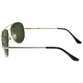 Aviator Aviator Style Sunglasses Colored Lens Metal Frame UV 400 Men Women - Silver Frame - CT11T6BPXP3 $18.20