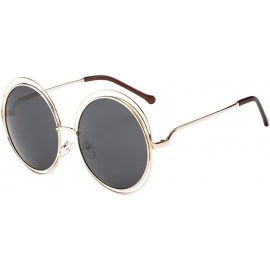 Sport Small Round Polarized Sunglasses Mirrored Lens Unisex Glasses for Men Women John Lennon Style - Multicolor-b - C6193TCO...