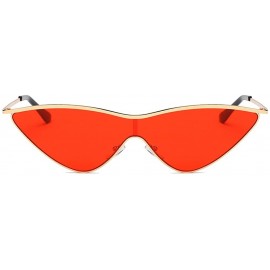 Square Small Cat Eye Sunglasses Vintage Square Shade Women Eyewear - C91943MYYZI $10.83