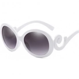 Sport BLACK Plastic Small Sunglasses Ladies Sexy Crystal Vintage Tiny Sun Glasses For Women - White - CA199O0XGHW $18.14