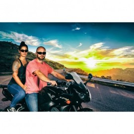 Sport Polarized Motorcycle & Fishing Floating Sports Wrap Sunglasses - Orange - CT12IS19AFT $18.99