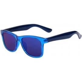 Oversized 2019 New Fashion Men Women Sunglasses Summer Cool Sunglasses Unique C01 Green - C05 Blue - CX18YZWHXZM $17.62