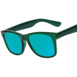 Oversized 2019 New Fashion Men Women Sunglasses Summer Cool Sunglasses Unique C01 Green - C05 Blue - CX18YZWHXZM $9.84