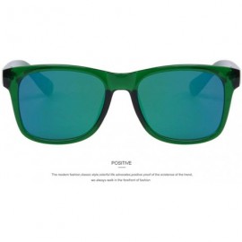 Oversized 2019 New Fashion Men Women Sunglasses Summer Cool Sunglasses Unique C01 Green - C05 Blue - CX18YZWHXZM $9.84
