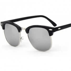 Oval 2018 Fashion New Sunglasses Men/Women Retro Rivet Lens Sun Glasses Female OculosUV400 - C6 - C9199COGSEC $25.11