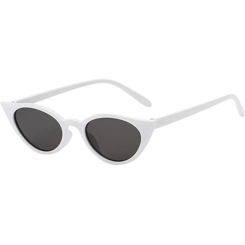 Square Women Man Vintage Cat Eye Irregular Shape Sunglasses-Eyewear Retro Unisex - H - CZ18Q3ZEANH $8.89