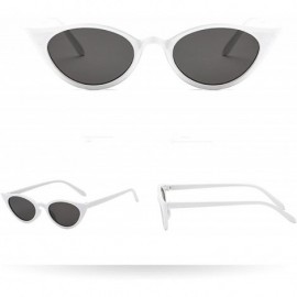 Square Women Man Vintage Cat Eye Irregular Shape Sunglasses-Eyewear Retro Unisex - H - CZ18Q3ZEANH $8.89