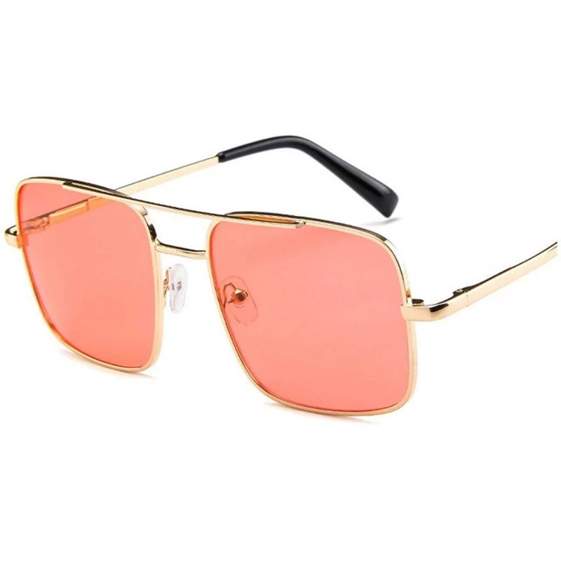 Square Fashion Square Sunglasses Men Oversize Driving Cool Sun Glasses Retro Vintage Gafas Oversized Shades Eyewear - CK198AH...