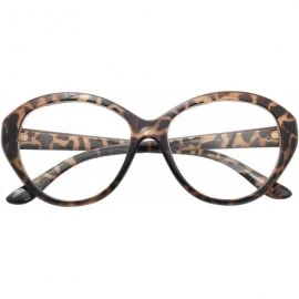 Cat Eye Cat Eye Sunglasses Diva Designer Womens Fashion Eyewear Eye Glasses - Leopard 1 41637 - CB18DO6OGAA $18.48