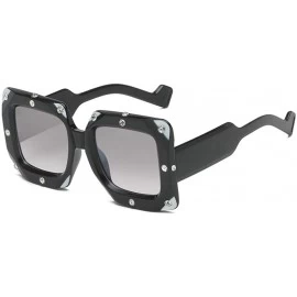 Butterfly Vintage Colorful Thick-Rimmed Square Shape Sunglasses Anti Ultraviolet Eyeglasses - A - C9196R3SZ35 $17.16