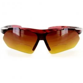 Wrap Daredevil Fashion Bifocal Sunglasses w/Wrap-Around Sports Design and Anti-Glare Coating for Active Men - CX11BSNBODH $13.69