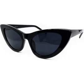 Oversized 8250 Clout Goggles Cat Eye Vintage Mod Style Retro Kurt Cobain Sunglasses - Black - CP18IZ8QLW4 $26.08