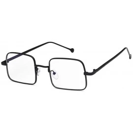 Rectangular Unisex Sunglasses Fashion Silver Pink Drive Holiday Rectangle Non-Polarized UV400 - Black White - CL18REA2WN0 $19.14