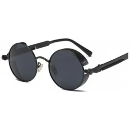 Round Round Retro Sunglasses Driving Polarized Glasses Men-C1 - C1 - C718D3TNWE6 $7.46