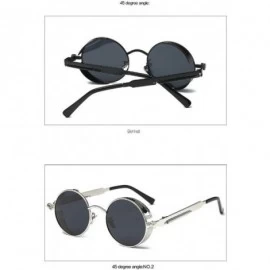 Round Round Retro Sunglasses Driving Polarized Glasses Men-C1 - C1 - C718D3TNWE6 $7.46