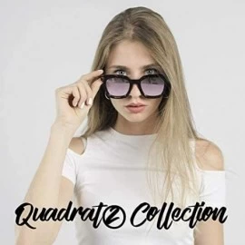 Oversized Gatto & Quadrato - Men & Women Sunglasses - CL18GEI5Z9W $46.77
