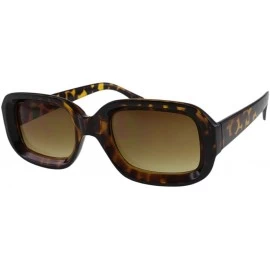 Square Wiz - Concave Unisex Sunglasses with Microfiber Pouch - Tortoise / Smoke - CH18IILK3AZ $23.13