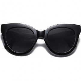 Oval Retro Vintage Cateye Oversized Women Sunglasses Designer Glasses HOLIDAY SJ2074 - CQ18U8OY23Z $14.22