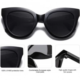Oval Retro Vintage Cateye Oversized Women Sunglasses Designer Glasses HOLIDAY SJ2074 - CQ18U8OY23Z $14.22