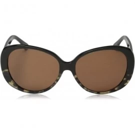 Oval for Women Fashion Oversized Round Frame 12 - Black Fade Tortoise - CH1875G5U9D $47.09