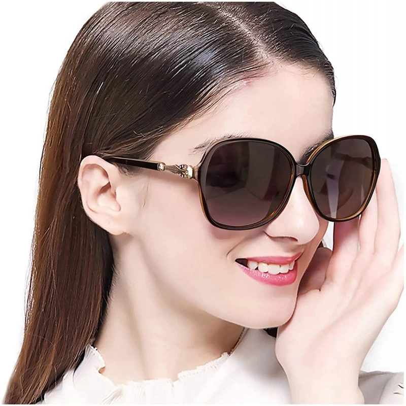 Oversized Oversized Sunglasses Polarized Shopping - C018T6RMQGU $20.42