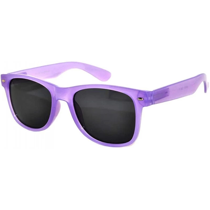 Rimless Classic Vintage 80's Style Sunglasses Colored plastic Frame for Mens or Womens - CF11R0PF2IZ $11.37