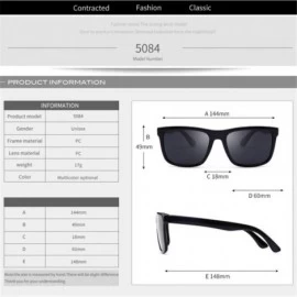 Round Polarized UV400 Sunglasse Men Dazzle Color Driver Classic Retro Designer TR90 Light Flexible Sun Glass 5048 - C618Y26AA...