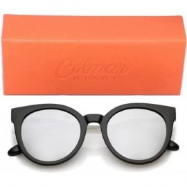 Cat Eye Cat Eye Women Sunglasses plus Luxury Case and Cleaning Cloth - Silver - Black - Golden - CQ18D9AYSQ9 $36.09