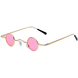 Sport Small Circle Multicolor Hip Hop Style Sunglasses Personalized Glasses Decorative Mirror - 1 - CM190QUI636 $67.95