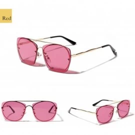 Round Sun Glasses Brand Designer Cat Eye Sunglasses Women Vintage RimlMetal Mirror Retro Oculos De Sol Gafas - 2 - CO197Y6QXI...