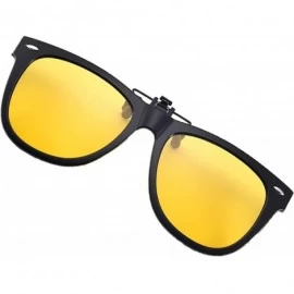 Aviator Polarized Sunglasses Prescription Eyeglass Orange 2 - Round-yellow - CM18RSWEZ4X $15.42