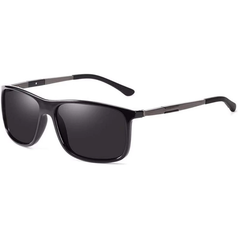 Aviator Men's Polarizing Sunglasses - E - CU18Q7C8KQY $54.82