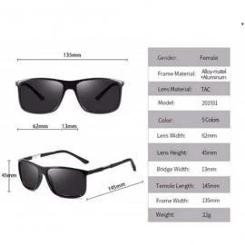 Aviator Men's Polarizing Sunglasses - E - CU18Q7C8KQY $54.82