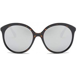 Sport Female Big box Sunglasses Shade Glasses Men and women Sunglasses - Leopard Print - C118LLCHIDZ $7.54